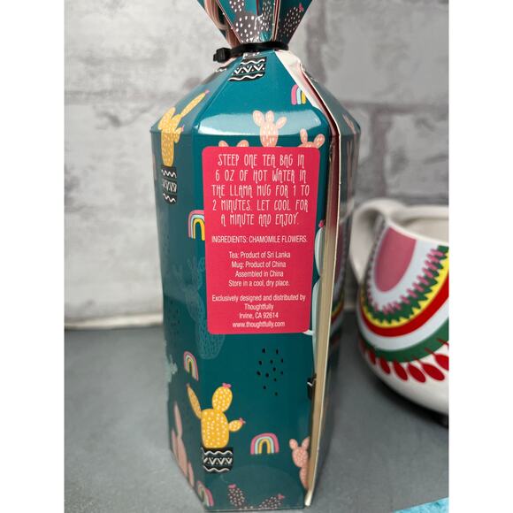 Thoughtfully Gourmet Llama Mug W/ Chamomile Tea - Picture 4 of 4